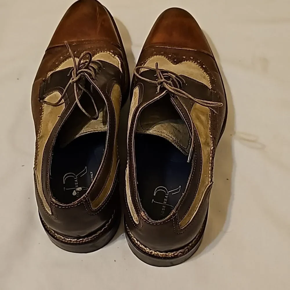 JOSE REAL  “HAND MADE in‎ Italy OXFORD DRESS SHOES” 42